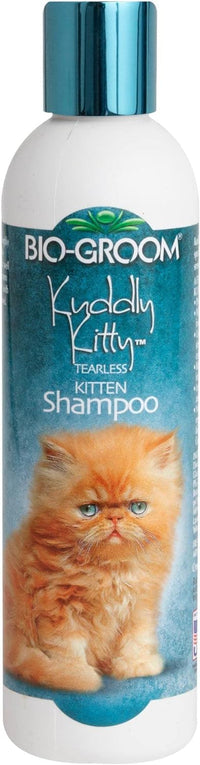Thumbnail for Bio-Groom Kuddly Kitty Shampoo - Tearless, Gentle Kitten Shampoo, Soap-Free, Cat Bathing Supplies, Quick Rinse, Cat & Kitten Grooming Supplies, Cruelty-Free, Made in USA - 8 fl oz 1-Pack