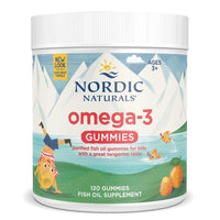 Thumbnail for Nordic Naturals Nordic Omega-3 Gummies, Tangerine - 120 Gummies - 82 mg Total Omega-3s with EPA & DHA - Non-GMO - 60 Servings
