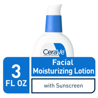 Thumbnail for CeraVe AM Facial Moisturizing Lotion SPF 30 | Oil-Free Face Moisturizer with Sunscreen | Non-Comedogenic | 3 Ounce
