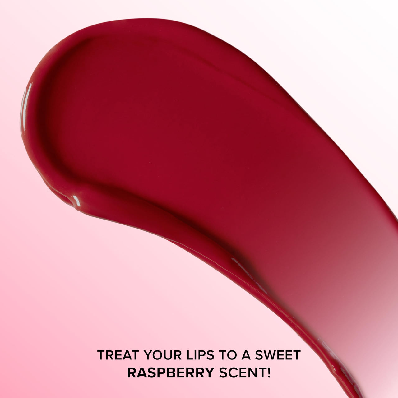 Too Faced Kissing Juicy Tint Lip Balm | Hydrating, Long Lasting Lip Stain for Instant Color + Shine with Juicy Scents, 0.10 Ounce, Raspberry
