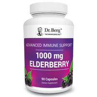 Thumbnail for Dr. Berg Black Elderberry Capsules (Advanced Immune Support*) with 15,000 IU Vitamin D, 60 mg of Zinc, & 90 mg of Camu Camu - (4-in-1) Sambucus Elderberry Immune Support Supplement - 90 Capsules