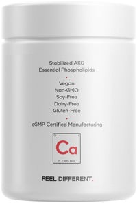 Thumbnail for Codeage Liposomal Calcium AKG Supplement - Calcium Alpha-Ketoglutarate - 2-Month Supply - Liposomal Delivery - 1 Capsule Per Serving - Non-GMO, Gluten-Free - 60 Capsules