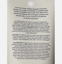 Thumbnail for Naturium KP Body Scrub & Mask for Keratosis Pilaris, Bump Eraser Shower Scrub & Exfoliator for Skin, 8 oz