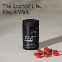 Thumbnail for Sports Research® Hair, Skin & Nails Complex - Supports Hair Growth, Glowing Skin & Strong Nails - w/Lustriva® Biotin, Collagen, Hyaluronic Acid & KeraGLO® Keratin - Non-GMO, Gluten-Free, 60 Softgels