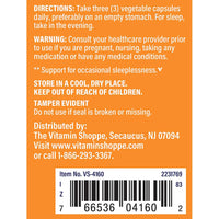 Thumbnail for The Vitamin Shoppe Glycine - Nervous System Support & Restful Sleep - 3,000 MG (100 Capsules)