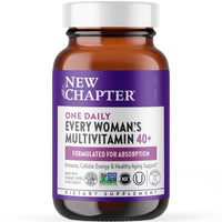 Thumbnail for New Chapter Women’s Multivitamin 40+, extra B6 & B12, Biotin for Hair Growth, D3, Vit C, Zinc for Immune & Stress Support, Gentle on an Empty Stomach, One Daily, Non-GMO, Gluten-Free, 72 Tablets