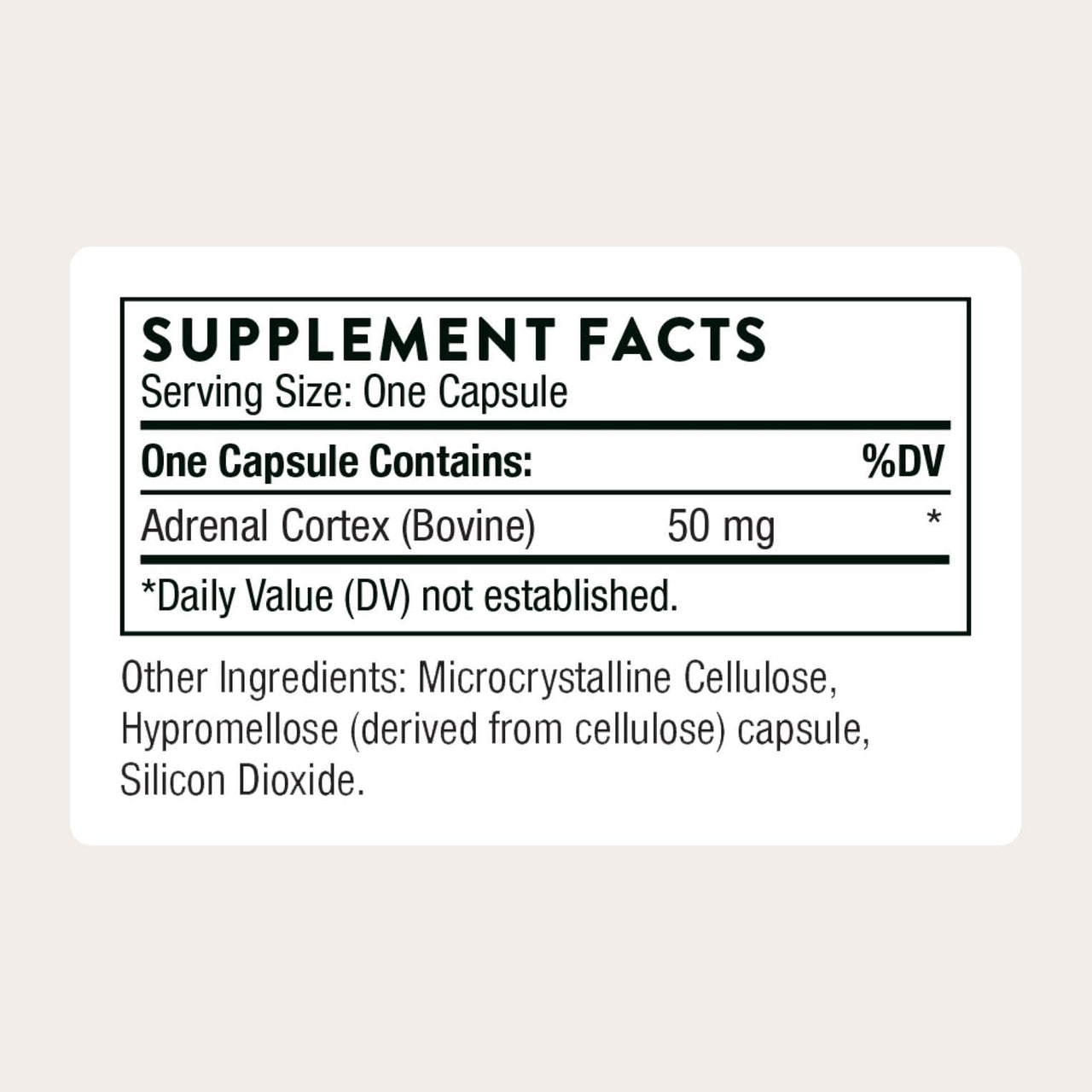 THORNE - Adrenal Cortex - Supplement for Cortisol Management - Support Healthy Adrenal Gland Function, Immune System, Stress Management, Fatigue & Metabolism* - 60 Capsules