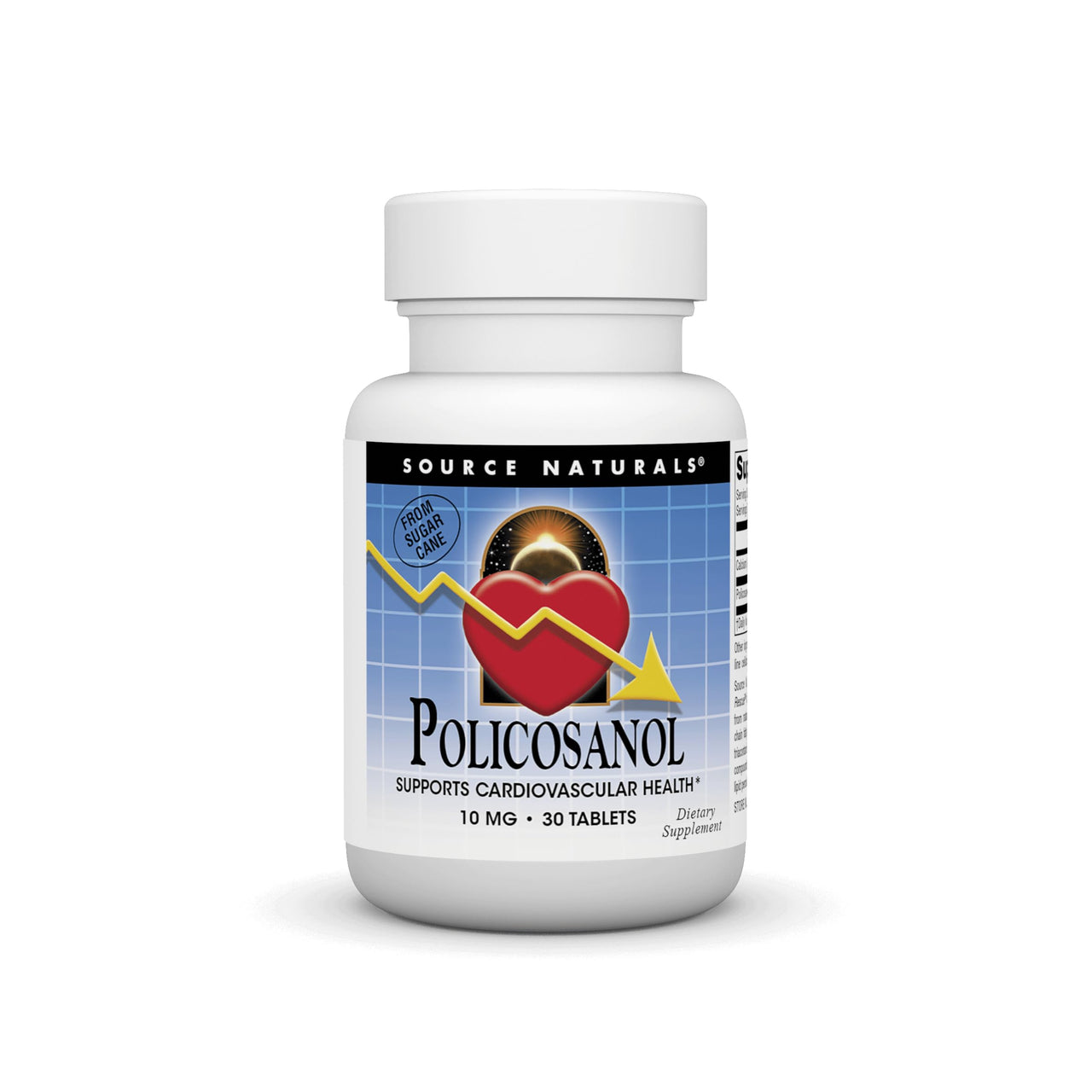 Source Naturals Policosanol 10 Mg Tablet, 30 Count