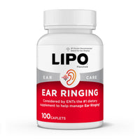 Thumbnail for Lipo Flavonoid Ear Ringing - Doctor-Recommended for Ringing Ears – Clinically Proven Lemon Bioflavonoid Complex with Vitamins C, B1, B2, B6, B12, & Calcium - 100 Caplets