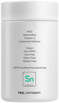 Thumbnail for Codeage Liposomal Spermidine NAD+ Spermidine Supplement - 500 Mg NAD+ Vitamin C - Liposomal Delivery - Nicotinamide Adenine Dinucleotide Pills - 1 Capsule Per Serving - Vegan, Non-GMO - 30 Capsules