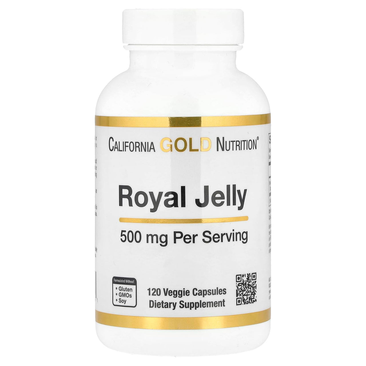 California Gold Nutrition Royal Jelly, 500 mg, 120 Veggie Capsules