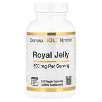 Thumbnail for California Gold Nutrition Royal Jelly, 500 mg, 120 Veggie Capsules