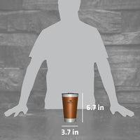 Thumbnail for STANLEY Stay-Chill Beer Pint 16 oz | Wide Mouth Lid | Built-In Bottle Opener | Beer Tumbler Cup | Insulated Stainless Steel Pint Glass | BPA-Free | Maple