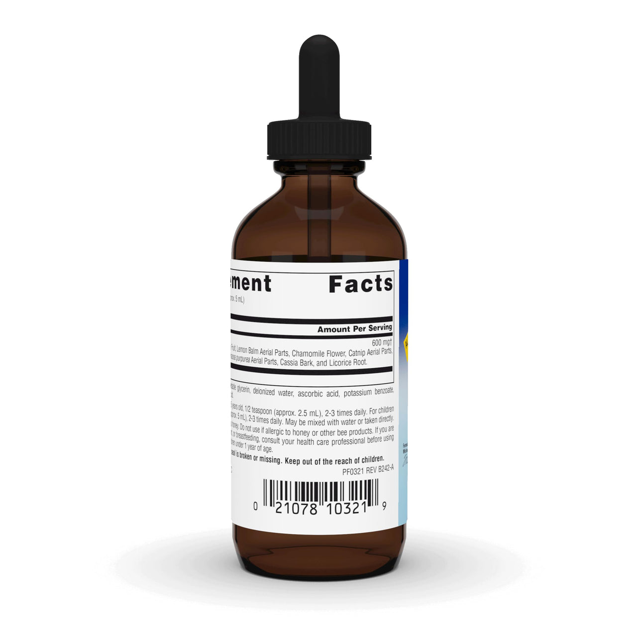 Planetary Herbals Well Child, Alcohol Free, Echinacea-Elderberry Herbal Syrup - 2 Fluid oz