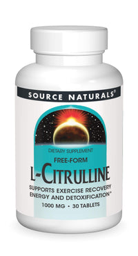 Thumbnail for Source Naturals L-Citrulline - Supports Exercise Recovery, Energy and Detoxification*, 1,000 mg - 30 Tablets