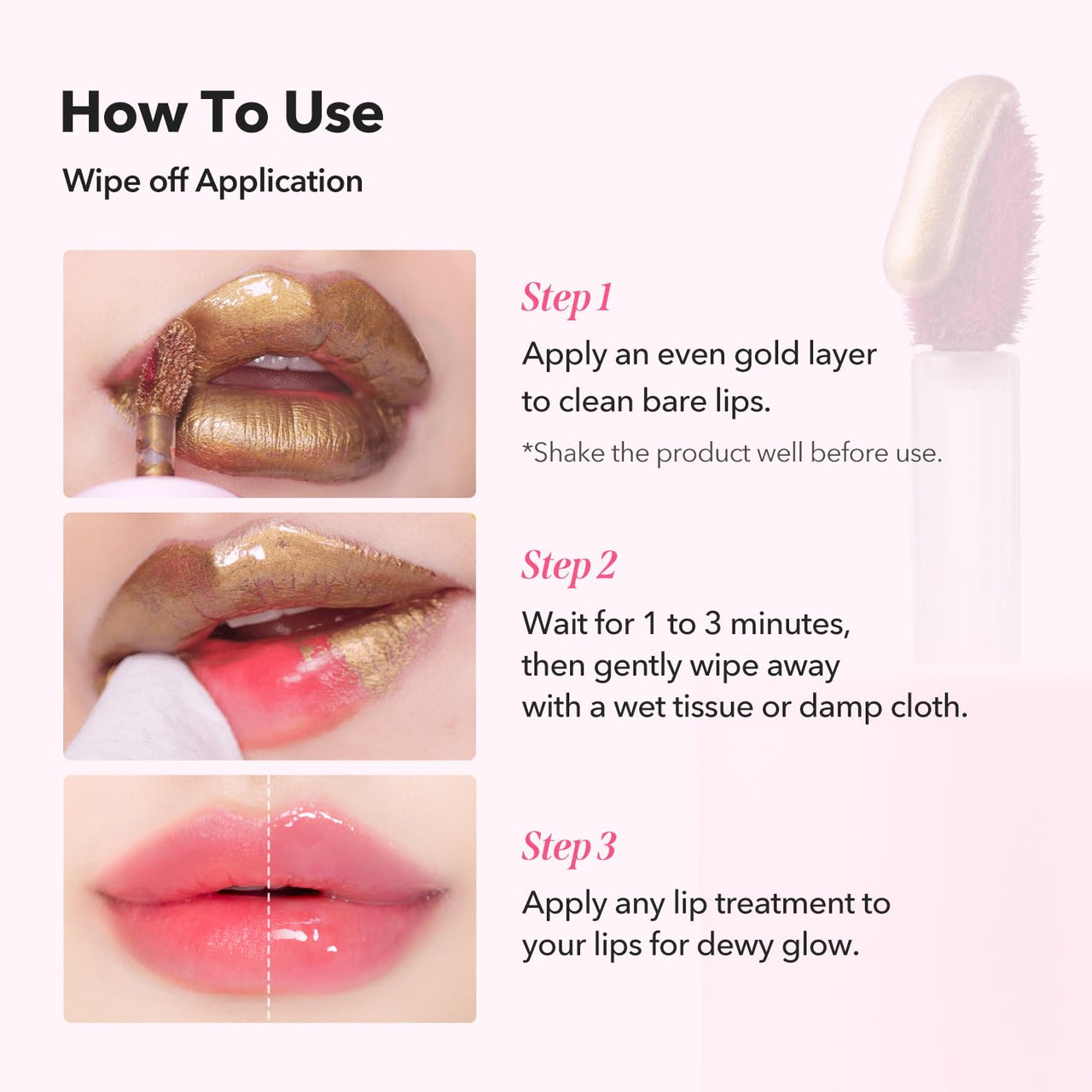 APRILSKIN Hero All Day Plumping Lip Stain | 24H Long-Lasting | Quick Visible Plumping for Fuller-Looking Lips | Smudge-Proof & Transfer Proof Wipe-Off Tint | Natural Rose | 0.14oz