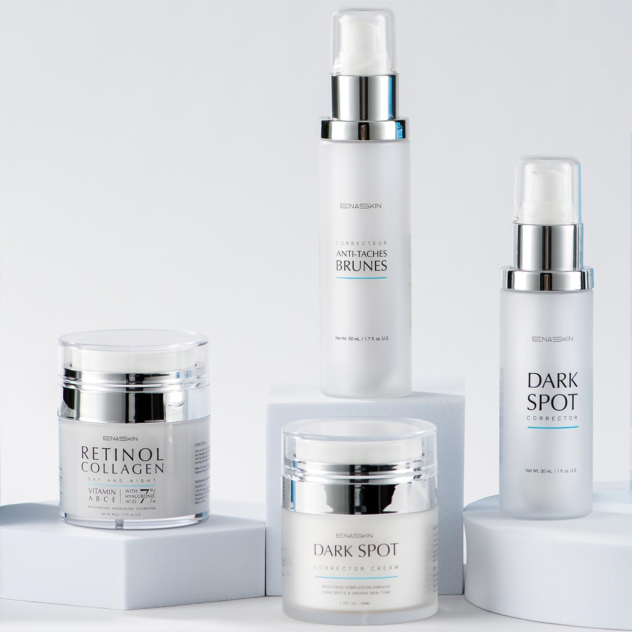 EnaSkin Radiance Renewal Serum – Potent Niacinamide Formula for Face & Body to Minimize Dark, Age, and Sun Spots, Freckles, and Melasma (1.0 Fl Oz)