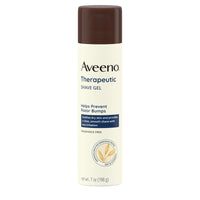 Thumbnail for Aveeno Therapeutic Shave Gel with Oat and Vitamin E to Help Prevent Razor Bumps, Soothes Dry Skin and Provides a Close, Smooth Shave with Less Irritation, Fragrance-Free, 7 oz