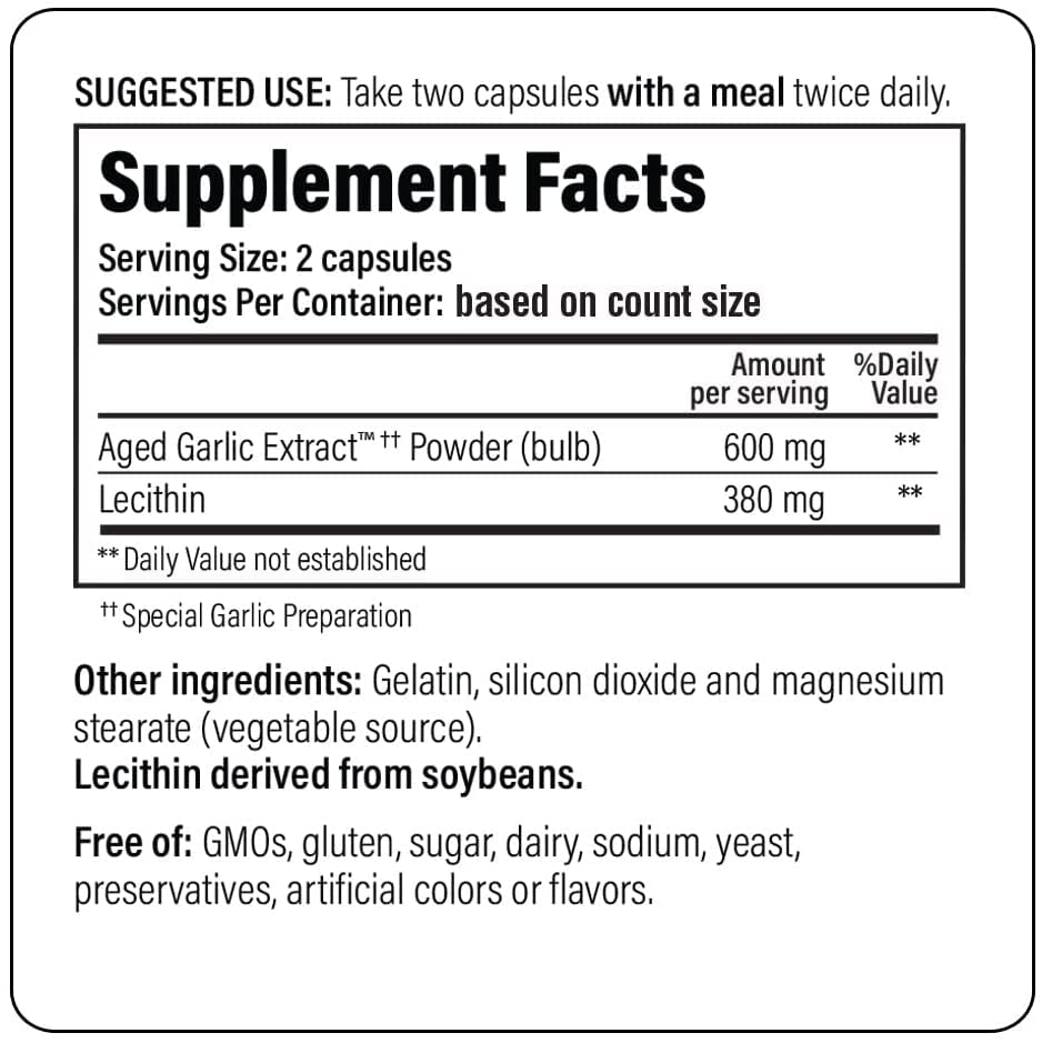 Kyolic #104 Garlic Extract With Lecithn 300 cap ( two-Pack)