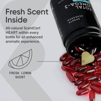 Thumbnail for Sports Research® Total Omega-3 Fish Oil 2200mg - Made from Antarctic Krill w/Astaxanthin, Wild Sockeye Salmon & Alaska Pollock - 960mg of EPA & DHA - 120 Softgels