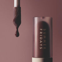 Thumbnail for Summer Fridays Dream Lip Oil - Tinted Lip Oil with Moisturizing Sheer Coverage, High-Shine and Deep Hydration - Non-Sticky Formula for Long-Lasting Softness - Rosewood Nights (0.15 Oz)