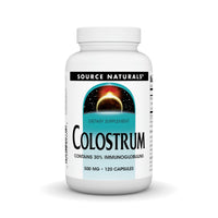 Thumbnail for Source Naturals Colostrum Contains 30 Percent Immunoglobulins - 120 Capsules