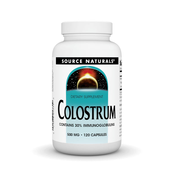 Source Naturals Colostrum Contains 30 Percent Immunoglobulins - 120 Capsules