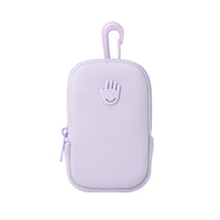 Thumbnail for Touchette Zippered Pouch, Attachable Fashion Accessory with Snap Hook for Touchland Hand Sanitizer 1FL OZ., Lilac