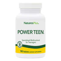 Thumbnail for NaturesPlus Source of Life Power Teen - 90 Vegetarian Tablets - Teen Multivitamin with Minerals & Whole Foods for Mental Focus, Energy Booster - Gluten-Free - 45 Servings