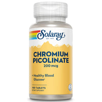 Thumbnail for Solaray Chromium Picolinate 200mcg | 100ct