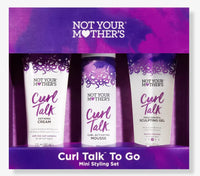 Thumbnail for Not Your Mothers Curl Talk To Go Mini Styling SET. Defining Cream And Curl Activating Mousse.