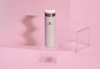 Thumbnail for Stanley AeroLight Transit Bottle 20 oz | Locking Drink Through Lid | Leak Resistant Water Bottle or Coffee Travel Mug | Lightweight Insulated Stainless Steel | BPA-Free | Rose Quartz Glimmer