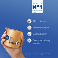Thumbnail for NIVEA Cocoa Butter Body Cream with Deep Nourishing Serum, Cocoa Butter Cream for Dry Skin, 16 Ounce Jar