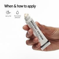 Thumbnail for The INKEY List Brighten-I Eye Cream, Under-Eye Cream Helps Reduce Appearance of Dark Circles and Boost Skin’s Glow, Makeup Under-Eye Primer, 0.50 fl oz