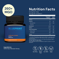 Thumbnail for Blueprint Bryan Johnson Manuka Honey - MGO 260+ - New Zealand Sourced - (8 oz)