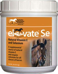 Thumbnail for Kentucky Performance Prod Elevate Se Natural Vitamin E and Selenium Powder for Horses, 2 Pound Container