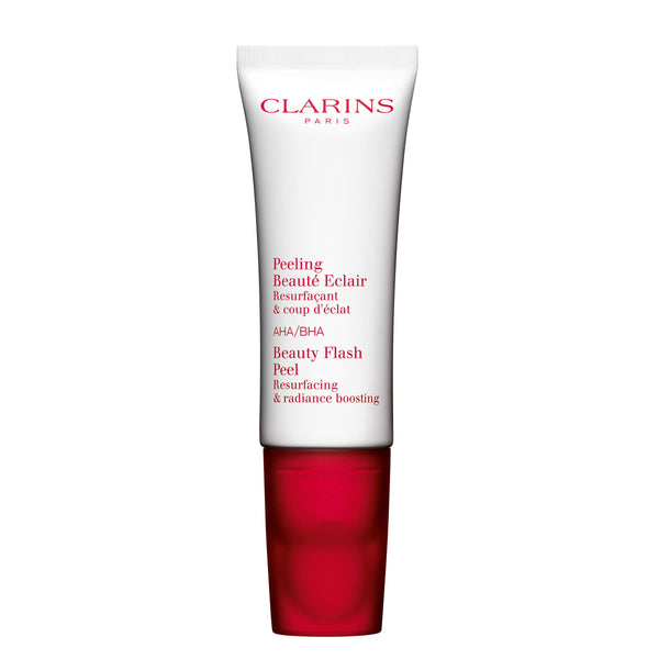 Clarins Beauty Flash Peel | 10-Minute At-Home Facial | Visibly Tightens Pores | Gently Eliminates Dead Skin Cells | Refines Skin Texture | Renews Radiance | Contains AHAs and BHAs | All Skin Types