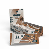 Thumbnail for Myprotein Protein Bars, Crispy Protein Wafers, 15g High Protein Snacks, Box of 10 Chocolate Wafers Packs, Milk & Whey Protein Isolate, Light & Crunchy