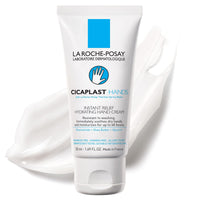 Thumbnail for La Roche-Posay Cicaplast Hand Cream, Instant Relief Moisturizing Hand Lotion for Dry Hands, Shea Butter Lotion for Dry Cracked Hands, Non Greasy, Fragrance Free, 1.69 Fl Oz (Pack of 1)