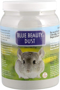 Thumbnail for Lixit Blue Beauty® Chinchilla Dust Powder - Dry Bath Grooming Dust for Hamsters, Gerbil, Degus, and Small Animals - Made in The USA (3 Pound)