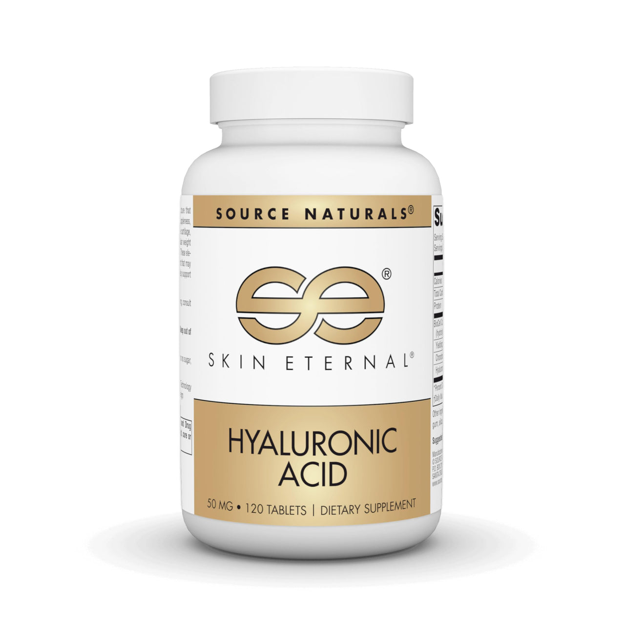 Source Naturals Skin Eternal Hyaluronic Acid, 50mg - 120 Tablets