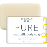 Thumbnail for Beekman 1802 Goat Milk Soap – Moisturizing Hand & Body Soap Bar with Shea Butter & Botanical Oils, Triple-Milled, Non-Drying, Made for Sensitive Skin, Fragrance Free 9 oz