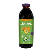 Thumbnail for Wholesome Sweeteners 16-Ounces Organic Molasses, Fair Trade, Non GMO, Gluten Free & Vegan, Perfect for cookies, glazing and more, 1 Pack