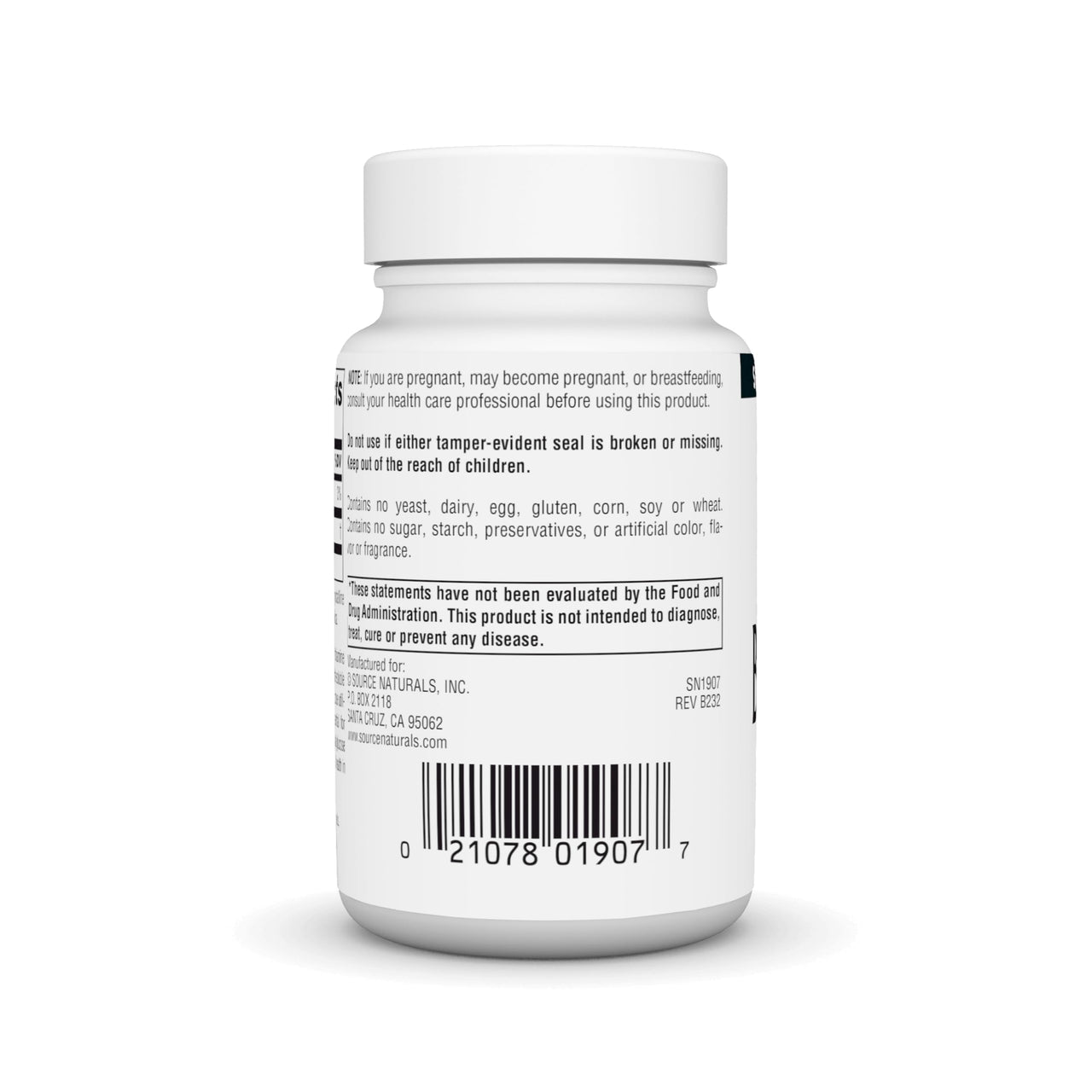 Source Naturals Benfotiamine, Fat Soluable Source of Vitamin B-1, 150 mg - 120 Tablets