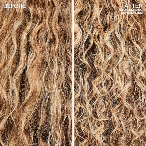 Redken Acidic Bonding Curls Leave-In Treatment For Curly & Coily Hair - Heat Protectant, Repairs & Defines Damaged Curls, Detangles & Conditions