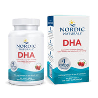 Thumbnail for Nordic Naturals DHA, Strawberry - 90 Soft Gels - 830 mg Omega-3 - High-Intensity DHA Formula for Brain & Nervous System Support - Non-GMO - 45 Servings