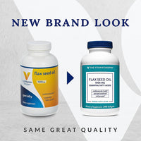 Thumbnail for The Vitamin Shoppe Certified Organic Flax Seed Oil 1,000MG, (240 Softgels)