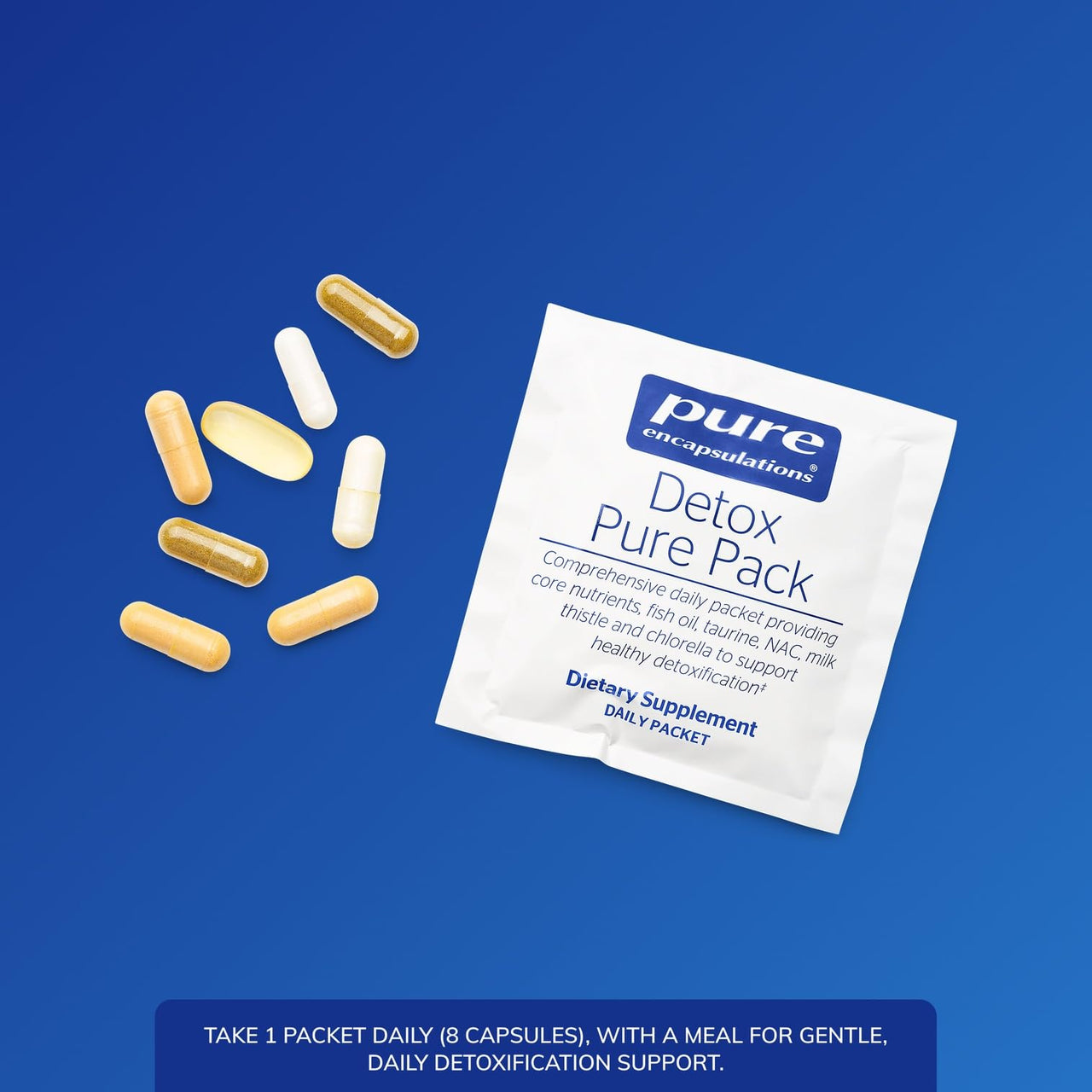 Pure Encapsulations Detox Pure Pack | Daily Packet With Metafolin L-5|MTHF | 30 Packets