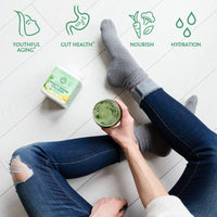 Thumbnail for Sunwarrior Vegan Beauty Greens Drink Plant-Based | Hyaluronic Acid Minerals Biotin Probiotics Non-GMO Soy Free Sugar Free Dairy Free Gluten Free | Pina Colada 25 Servings