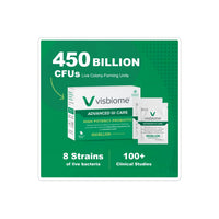 Thumbnail for Visbiome® Advanced GI Care - High Potency Probiotic 450 Billion Strength - 30 Packets Unflavored Powder - Original De Simone Formulation - Shipped Cold in Recyclable Cooler with Temperature Monitor.